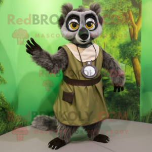 Olive Lemur mascotte...