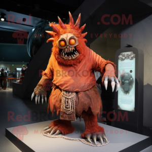 Rust Demon maskot drakt...