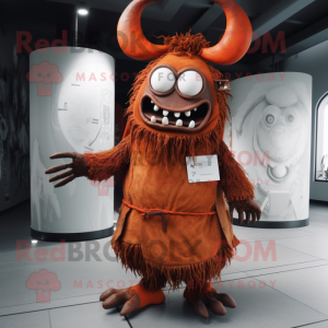 Rust Demon maskot kostym...