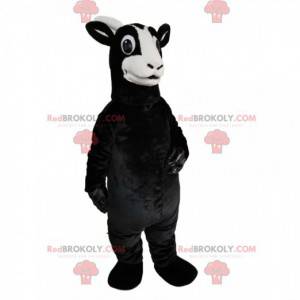 Mascotte de chèvre noire avec un beau regard - Redbrokoly.com