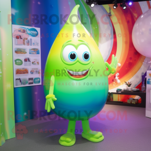 Lime Green Rainbow maskot...