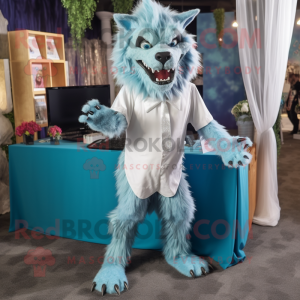 Cyan Werewolf mascotte...