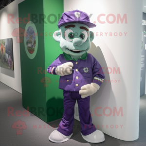 Lilla irsk flag maskot...
