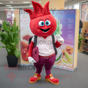 Red Onion maskot kostume...