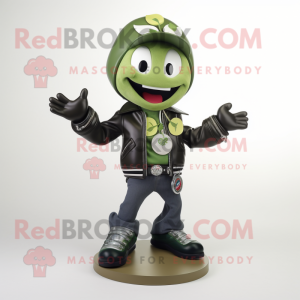 Olive Armband maskot kostym...