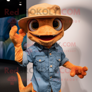 Orange Geckos mascotte...