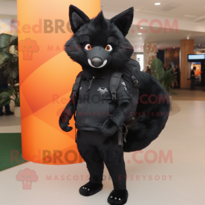 Black Fox mascotte kostuum...