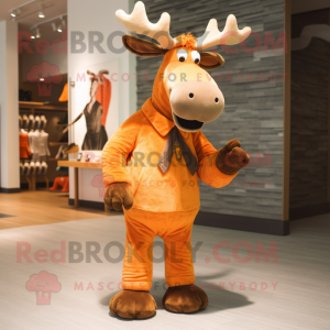 Orange Moose mascotte...