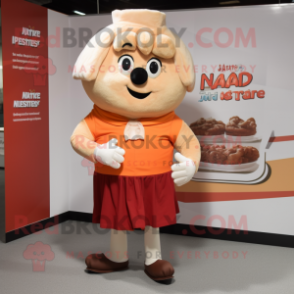 nan Shepard'S Pie mascot costume character dressed with a Shorts and Cufflinks