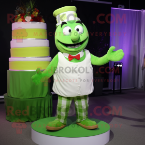 Limegrønn bryllupskake...