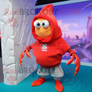 Red Eremit Crab maskot...