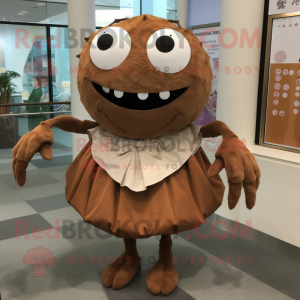 Brown Crab Cakes maskot...