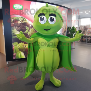 Olive Superhero mascotte...