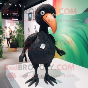 Black Dodo Bird maskot...