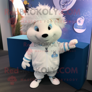 White Hedgehog mascotte...