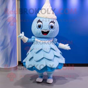 Blue Ice Cream mascotte...