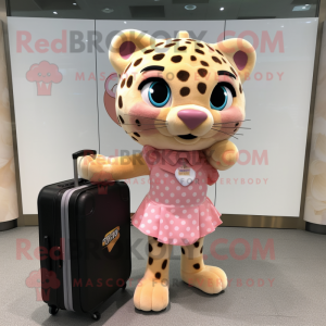 Peach Leopard mascotte...