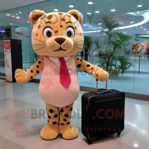 Peach Leopard mascotte...