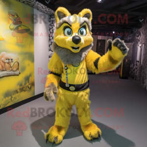 Yellow Wolf mascotte...