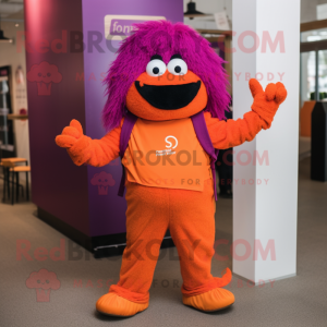 Magenta Orange maskot...