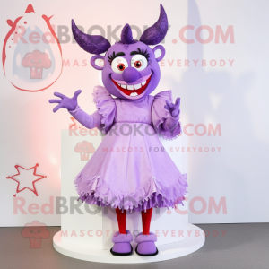 Lavender Devil maskot...