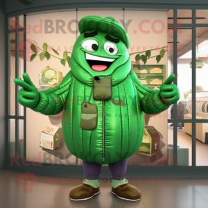 Personagem de mascote Green...