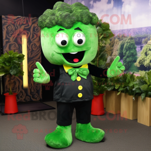 Skovgrøn Broccoli maskot...