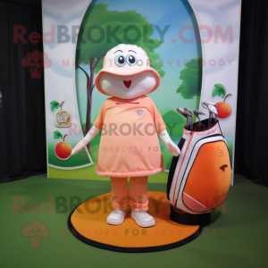 Peach golftas mascotte...