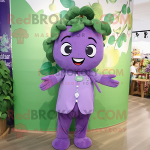  Grape mascotte kostuum...