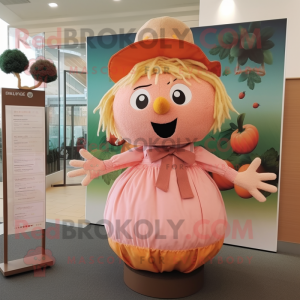 Peach Scarecrow mascotte...