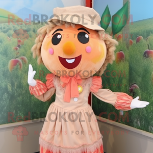 Peach Scarecrow mascotte...
