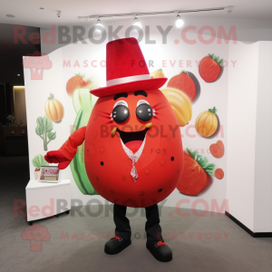 Red Melon mascotte kostuum...