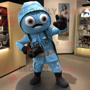 Sky Blue Camera mascotte...