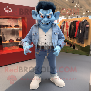 Sky Blue Vampire mascotte...