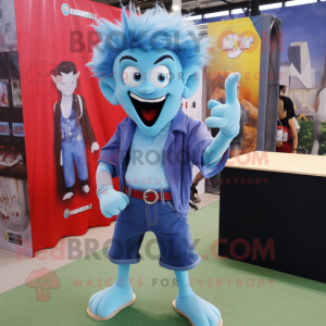 Sky Blue Vampire mascotte...