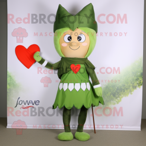 Olive Arrow Of Love maskot...