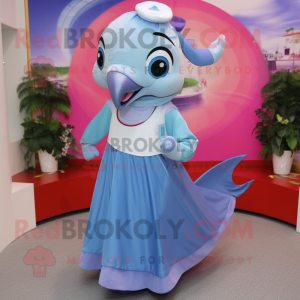  Dolphin maskot drakt...