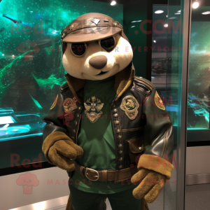 Green Marine Recon mascotte...