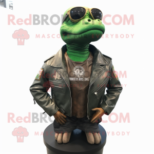 Grøn Marine Recon maskot...