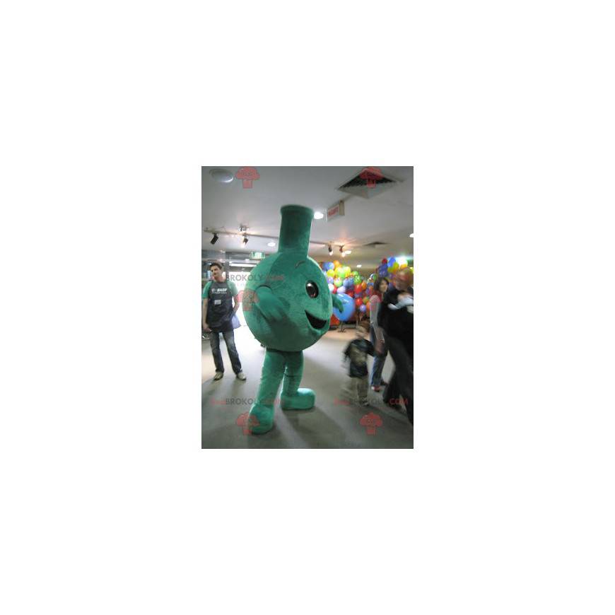 Grande mascotte verde e sorridente - Redbrokoly.com Grande mascotte verde e sorridente - Redbrokoly.com