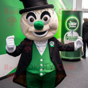 Grøn Guinness maskot...