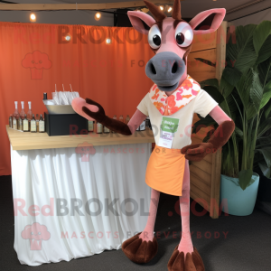 Peach Okapi mascotte...