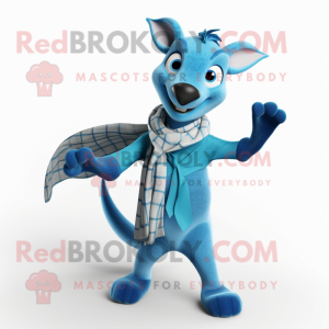 Blue Kangaroo mascotte...