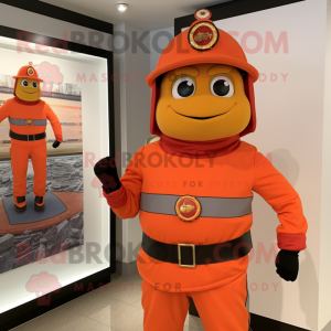 Peach Fire Fighter mascotte...