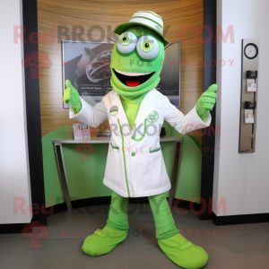 Lime Green Doctor mascotte...