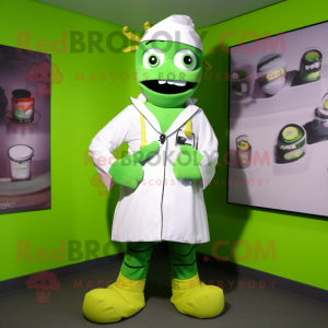 Lime Green Doctor mascotte...