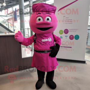 Magenta Pho maskot kostume...