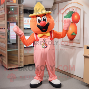 Peach Clown mascotte...