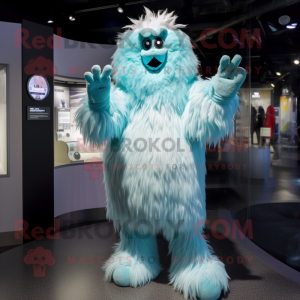 Turkis Yeti maskot kostume...