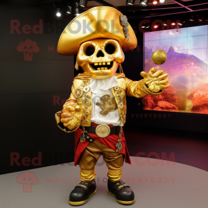 Goldpiraten Maskottchen...